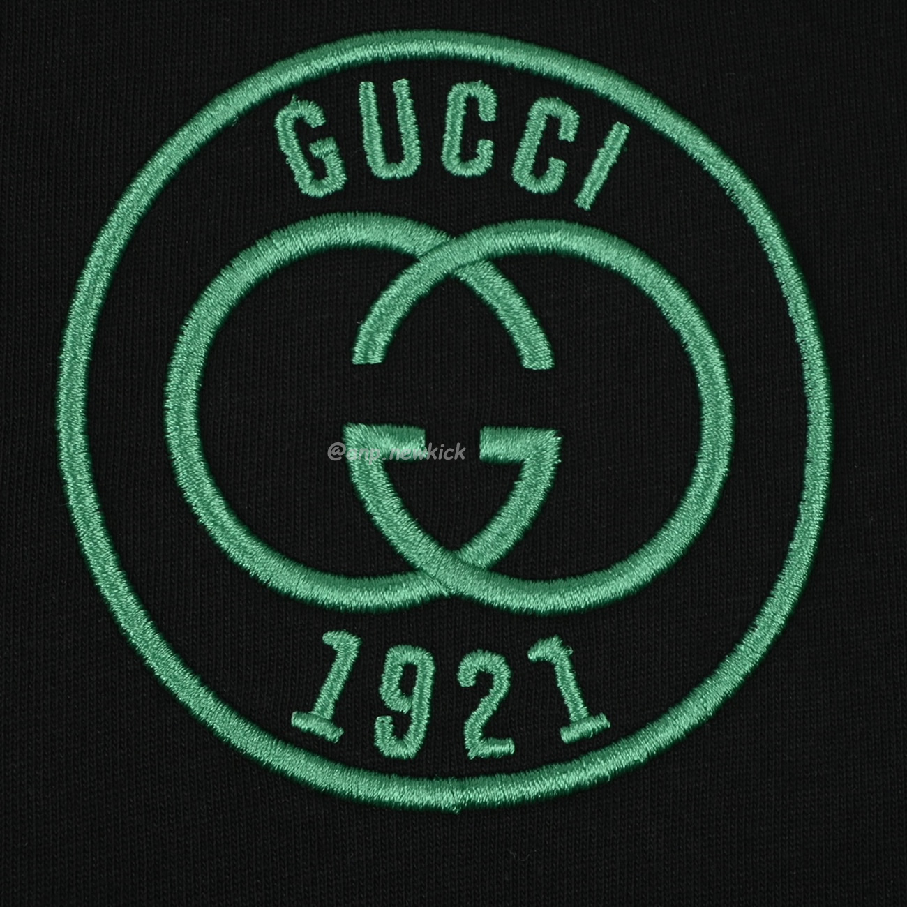 Gucci Color Blocking Logo Letter Embroidered Pattern Short Sleeved T Shirt (6) - newkick.app